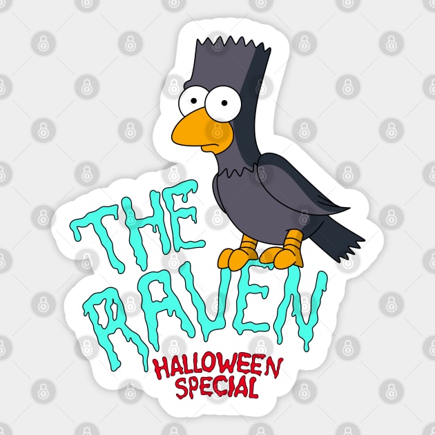 The Raven - Halloween special Sticker by Hounds_of_Tindalos